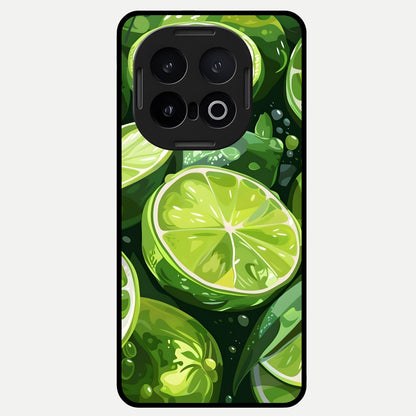  Green Kawasaki Glass Case for iQOO 13 back cover – full design glossy printed glass finish