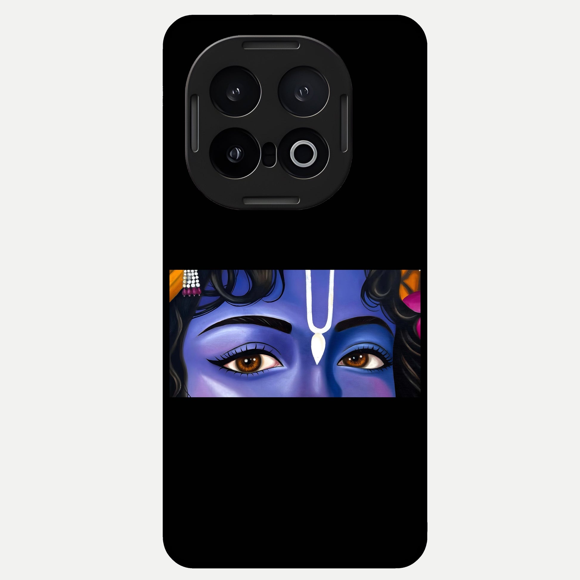  Krishna Eye Glass Case for iQOO 13 back cover – full design glossy printed glass finish