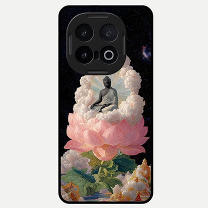  Lotus Divine Peace Glass Case for iQOO 13 back cover – full design glossy printed glass finish