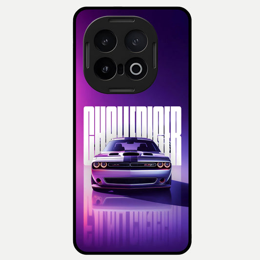  Midnight Muscle Ride Glass Case for iQOO 13 back cover – full design glossy printed glass finish