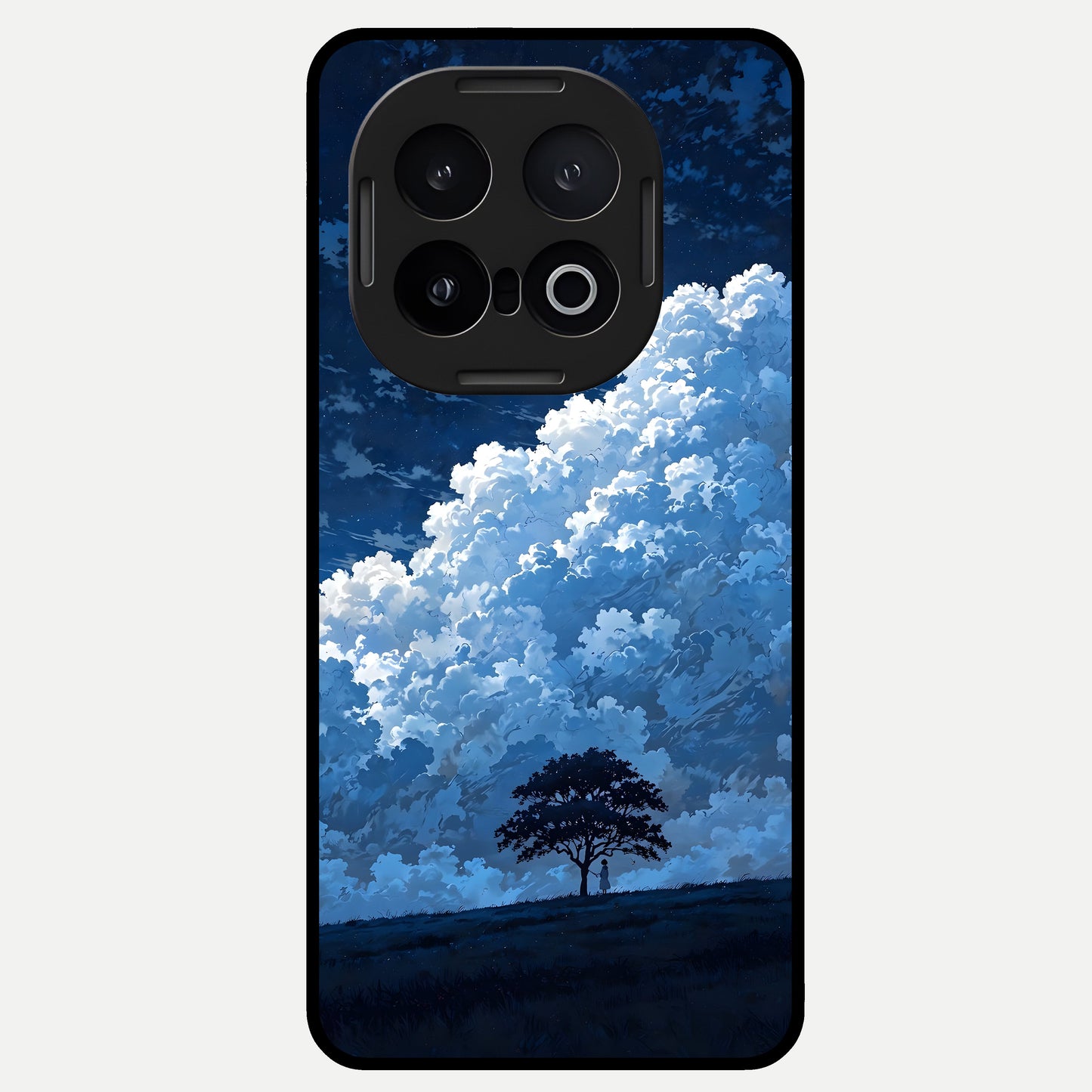  Midnight Sky Serenity Glass Case for iQOO 13 back cover – full design glossy printed glass finish