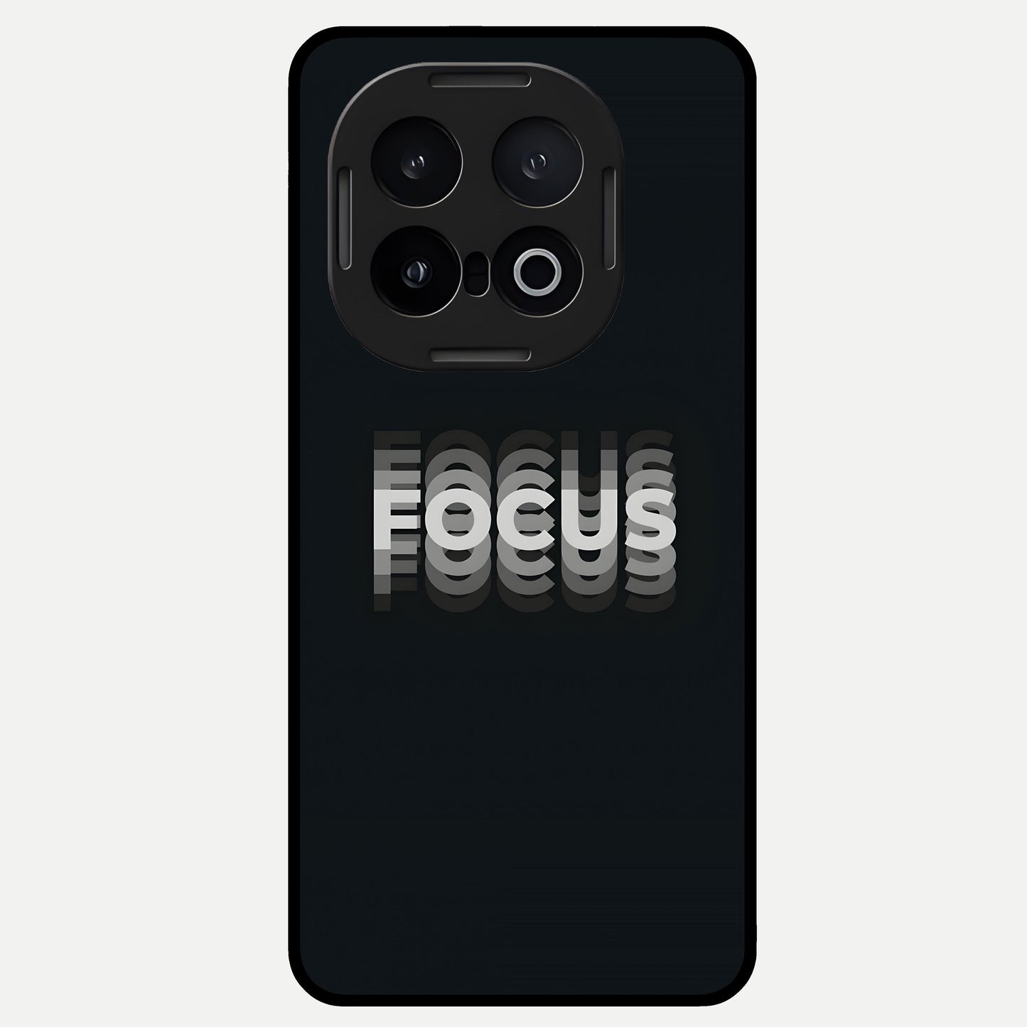  Mono Focus Vision Glass Case for iQOO 13 back cover – full design glossy printed glass finish