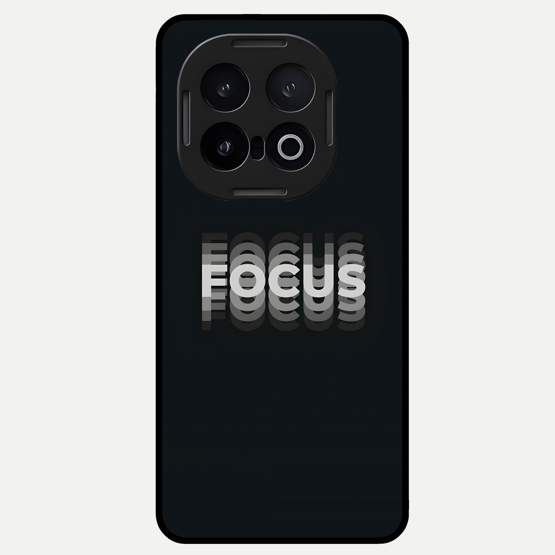  Mono Focus Vision Glass Case for iQOO 13 back cover – full design glossy printed glass finish