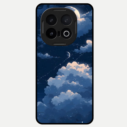  Moon Dream Haze Glass Case for iQOO 13 back cover – full design glossy printed glass finish