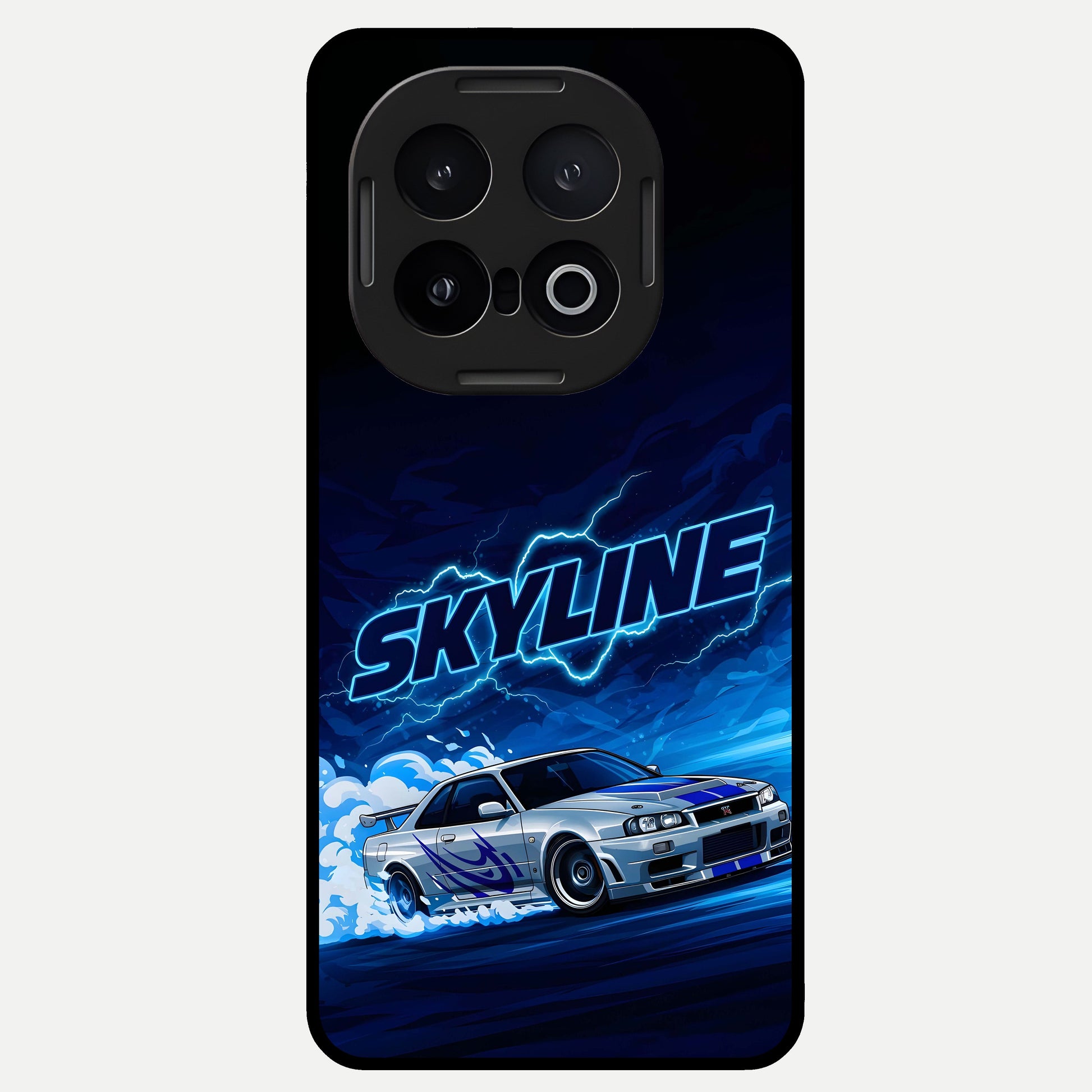  Neon Drift Beast Glass Case for iQOO 13 back cover – full design glossy printed glass finish