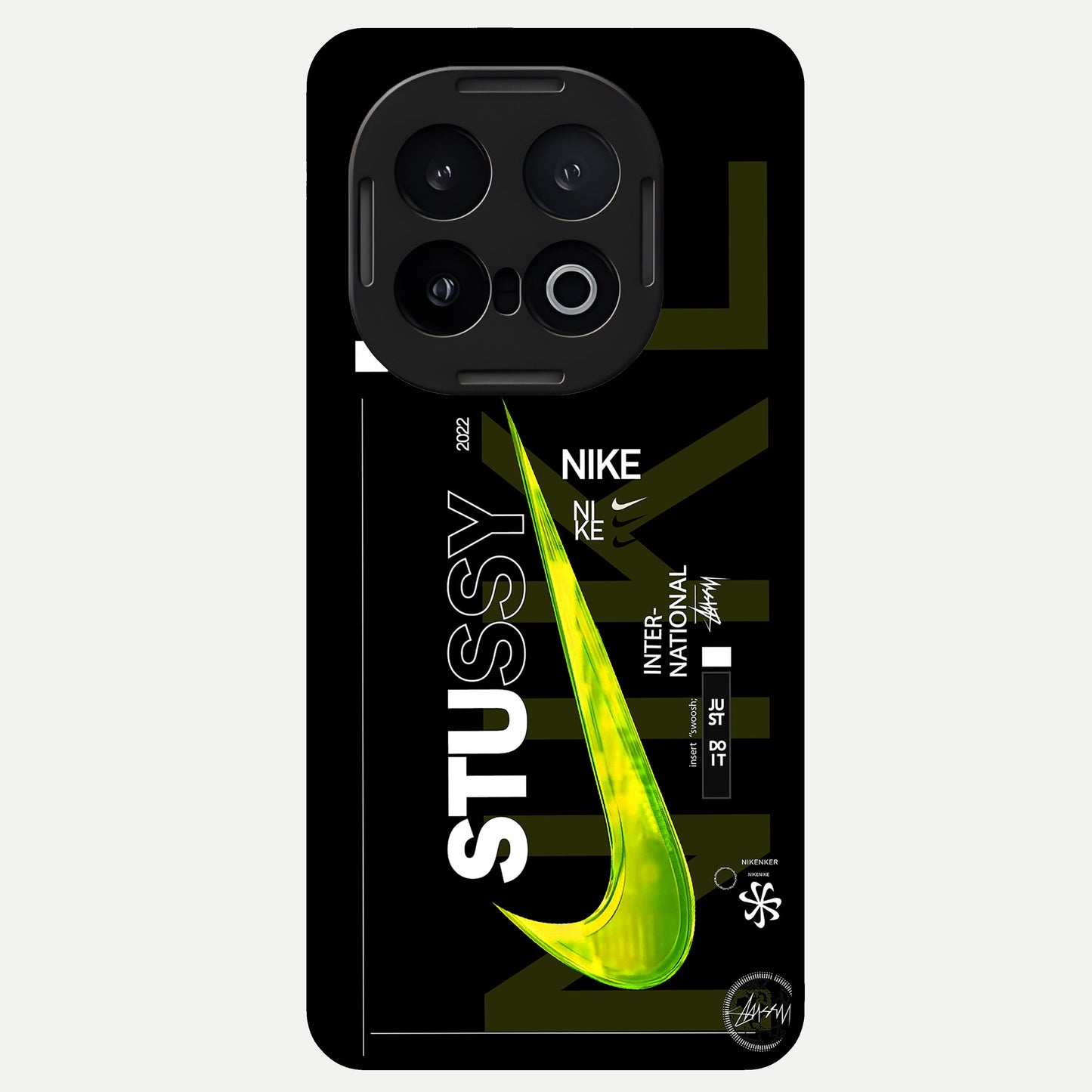 Neon Street Edition Glass Case for iQOO 13 back cover – full design glossy printed glass finish