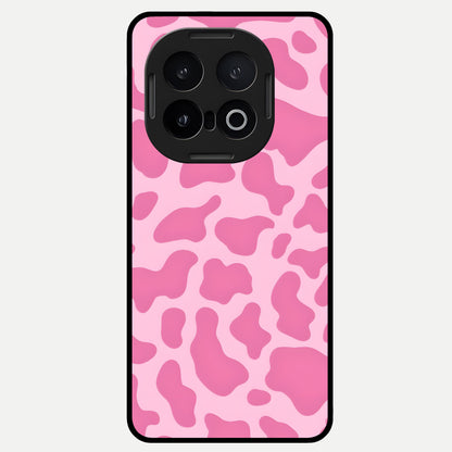  Pinkish Scenery Glass Case for iQOO 13 back cover – full design glossy printed glass finish