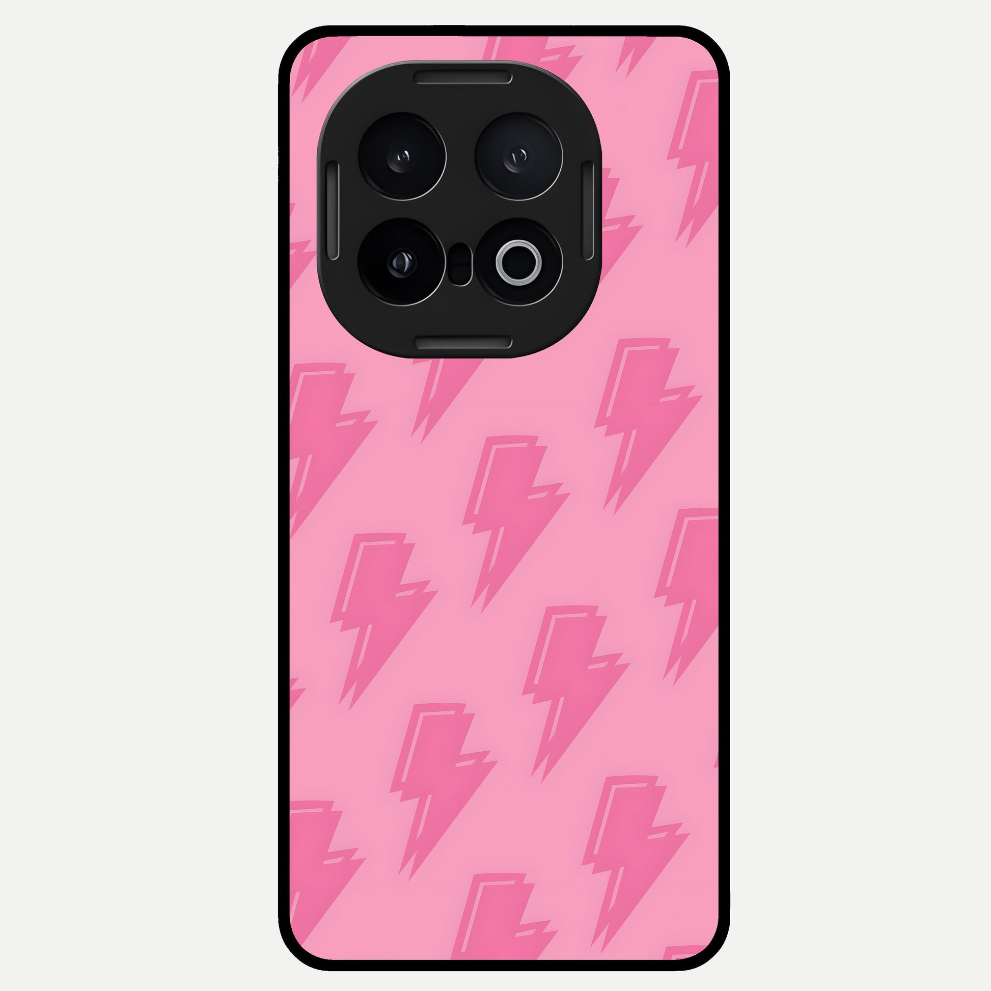 Pink Moo Magic Glass Case for iQOO 13 back cover – full design glossy printed glass finish