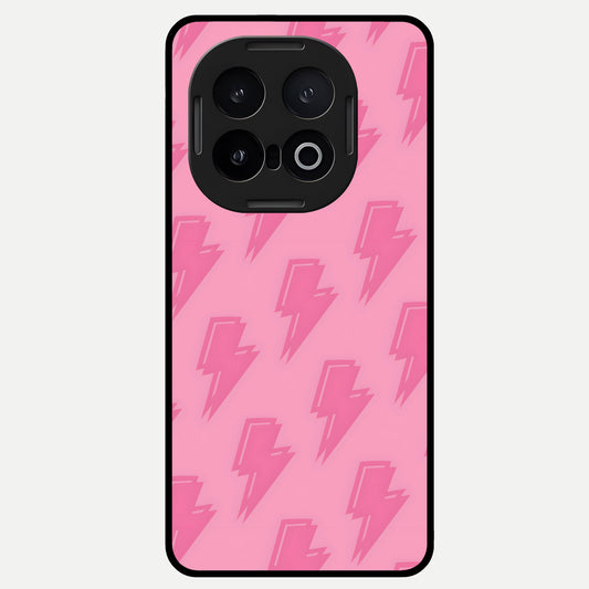  Pink Moo Magic Glass Case for iQOO 13 back cover – full design glossy printed glass finish