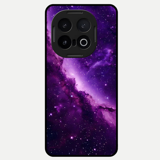  Purple Shade Sky Glass Case for iQOO 13 back cover – full design glossy printed glass finish
