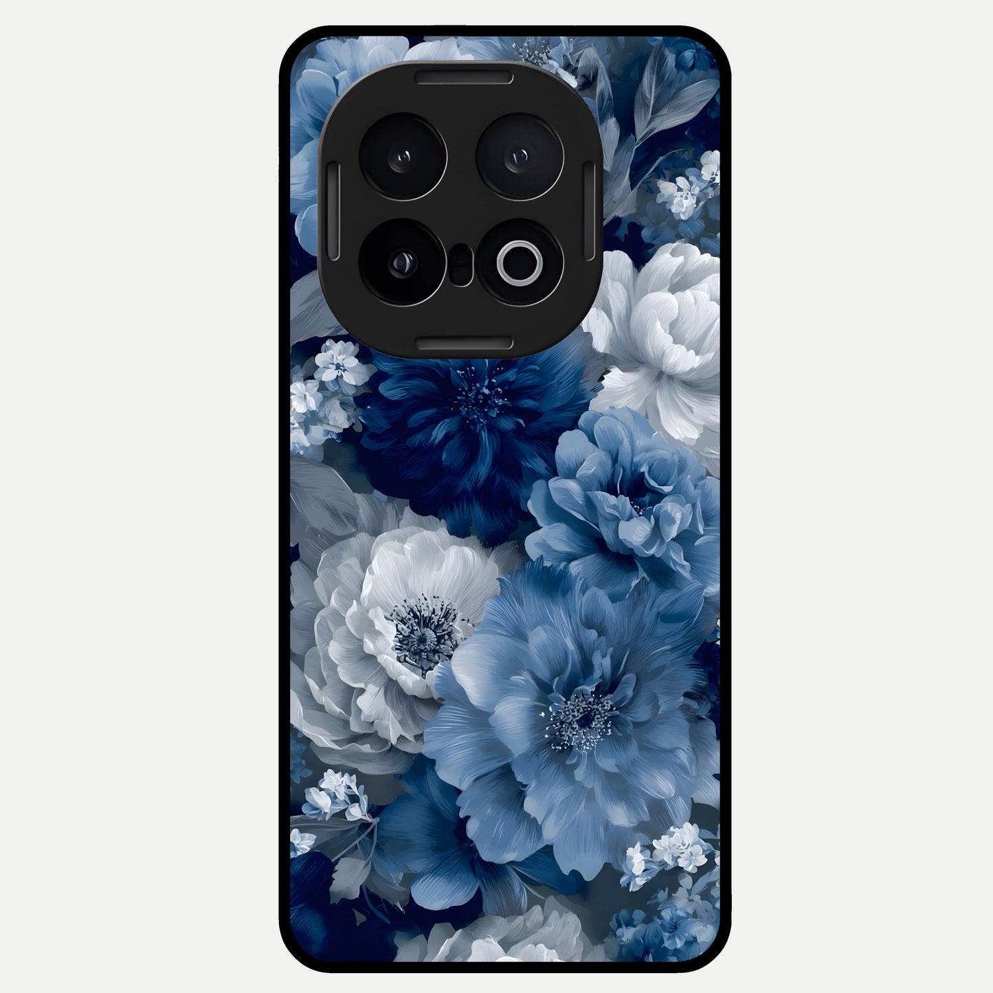  Royal Bloom Garden Glass Case for iQOO 13 back cover – full design glossy printed glass finish
