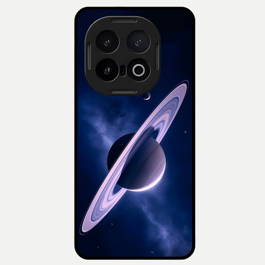  Saturn Ring Mystique Glass Case for iQOO 13 back cover – full design glossy printed glass finish