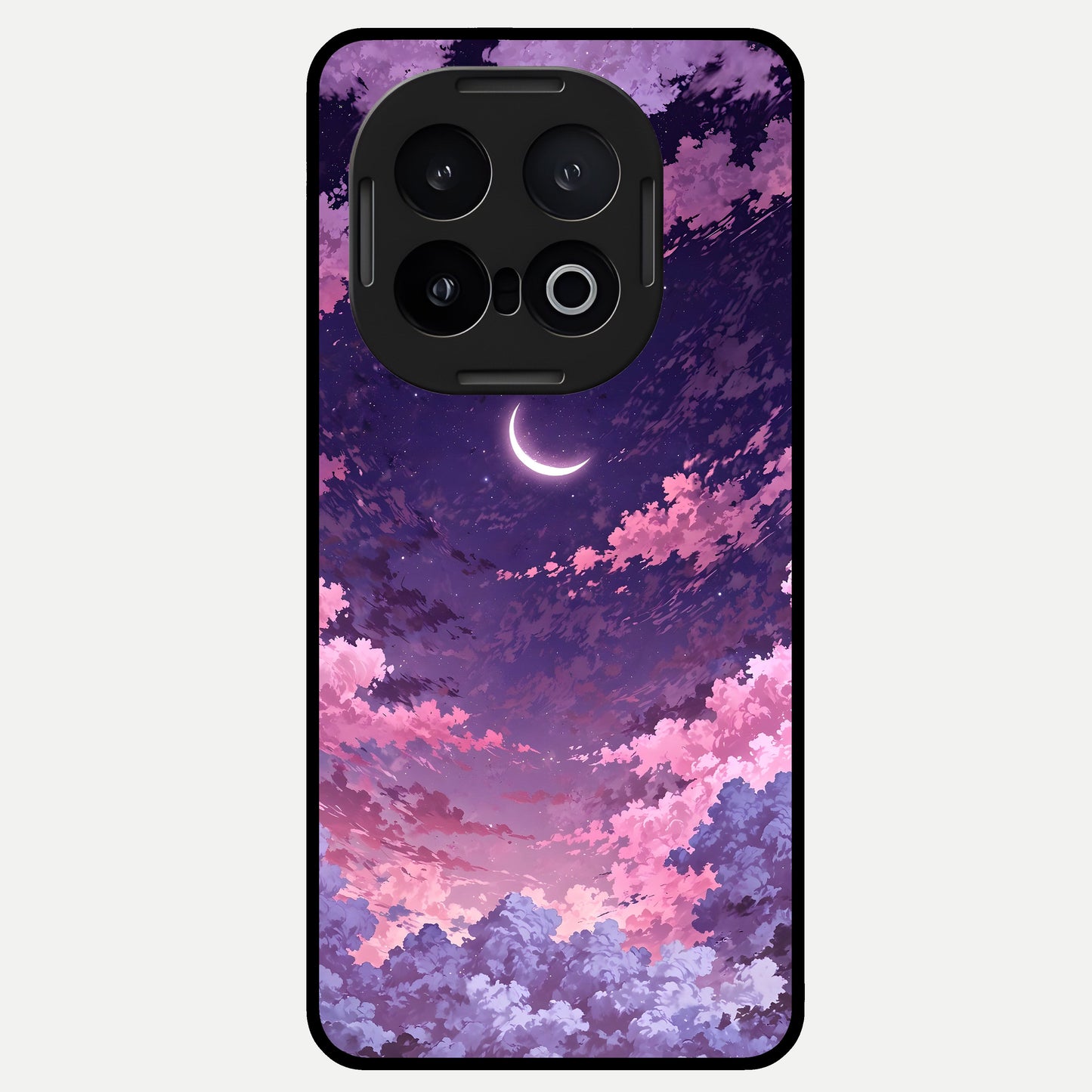  Sky Drift Clouds Glass Case for iQOO 13 back cover – full design glossy printed glass finish