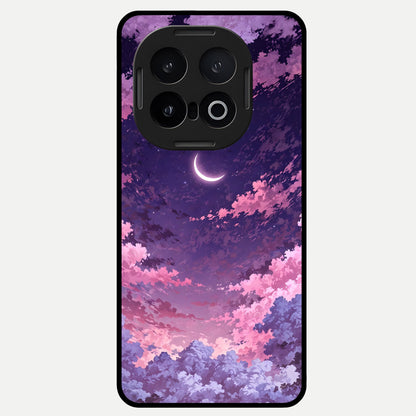  Sky Drift Clouds Glass Case for iQOO 13 back cover – full design glossy printed glass finish