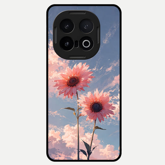  Sun Moon Balance Glass Case for iQOO 13 back cover – full design glossy printed glass finish