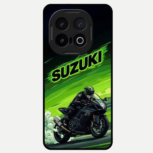  Suzuki Speed Beast Glass Case for iQOO 13 back cover – full design glossy printed glass finish