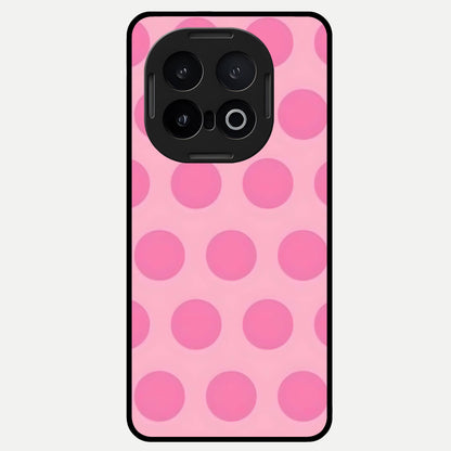 Sweet Dot Dreams Glass Case for iQOO 13 back cover – full design glossy printed glass finish
