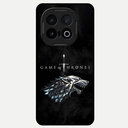  Throne Wolf Legacy Glass Case for iQOO 13 back cover – full design glossy printed glass finish