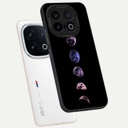  Crimson All Planets phone case for iQOO 13 showing premium glass back cover with detailed artwork