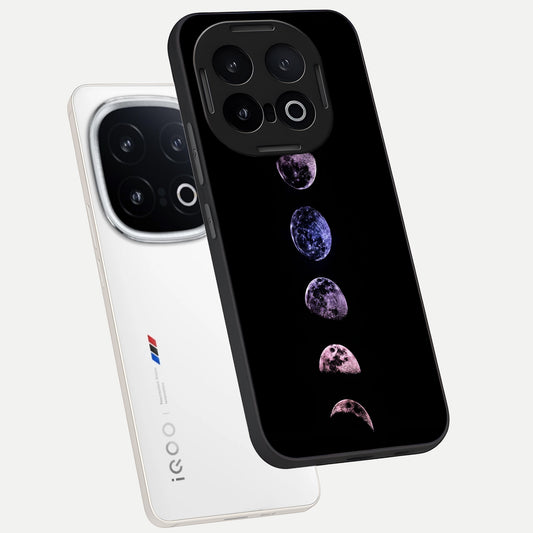 Crimson All Planets phone case for iQOO 13 showing premium glass back cover with detailed artwork