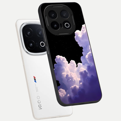  Starlit Night Whispers phone case for iQOO 13 showing premium glass back cover with detailed artwork