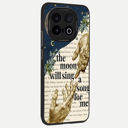  Aesthetic Divine back cover for iQOO 13 slim fit glass case with vibrant aesthetic design