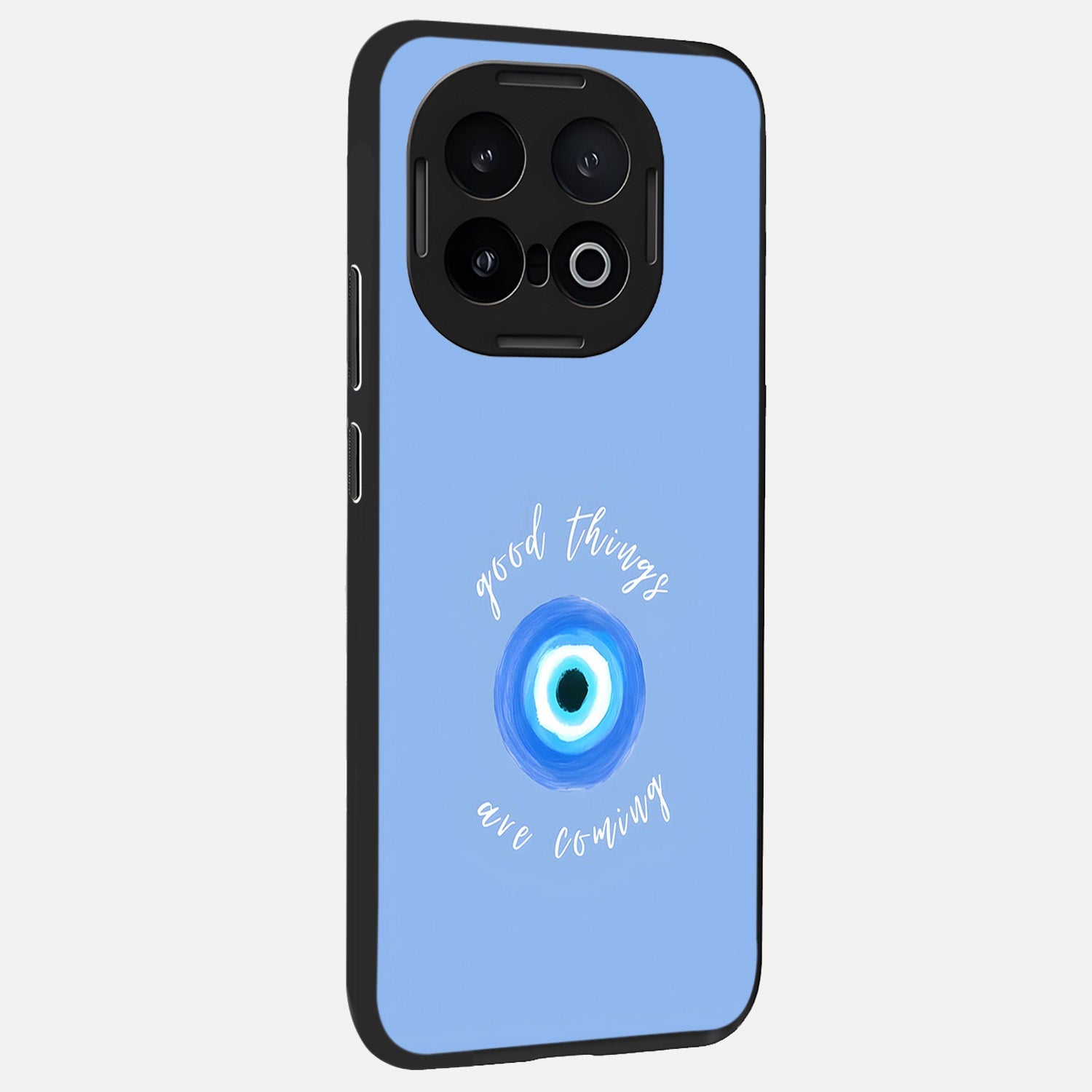  Bright Future Ahead back cover for iQOO 13 slim fit glass case with vibrant aesthetic design