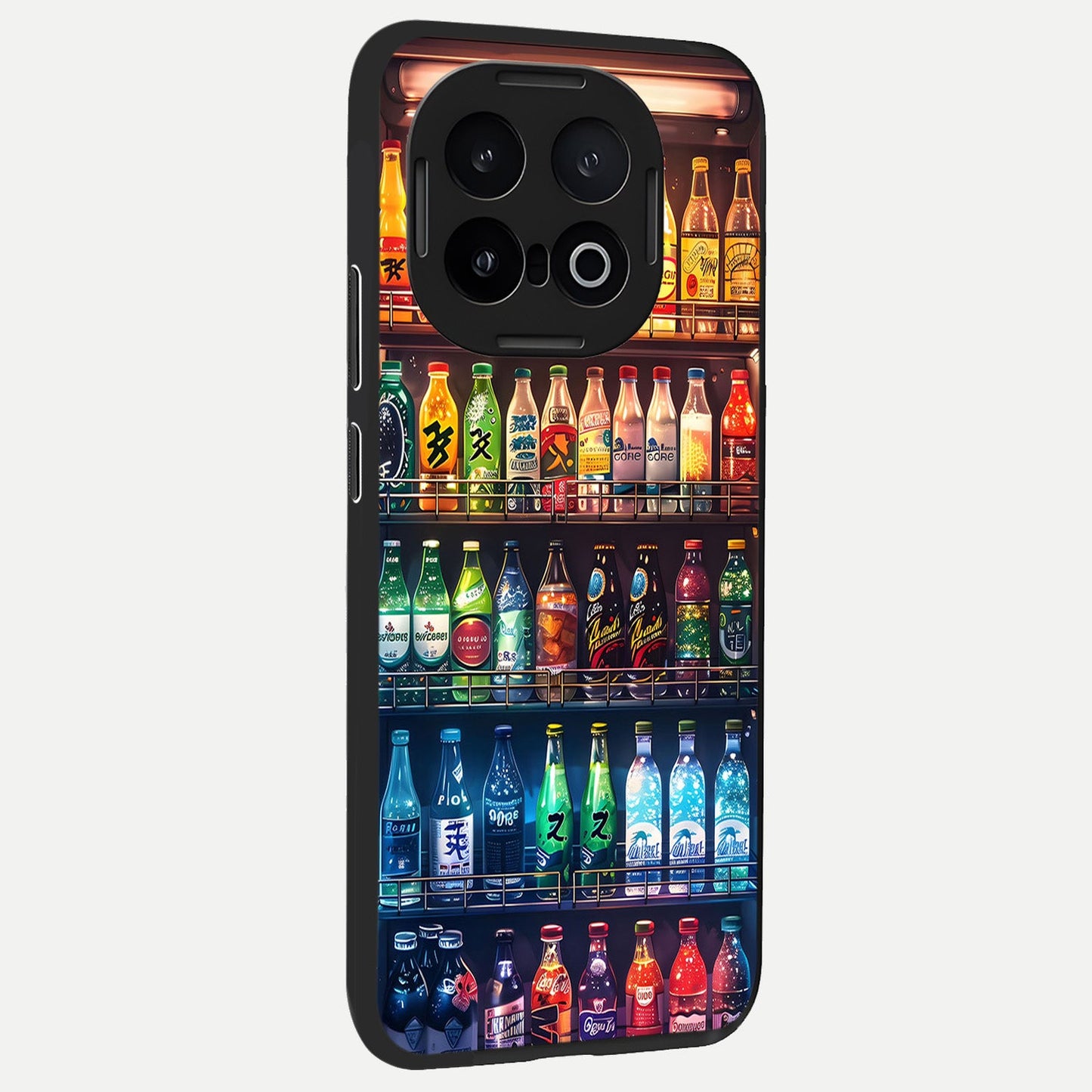  Colorfull Tree back cover for iQOO 13 slim fit glass case with vibrant aesthetic design