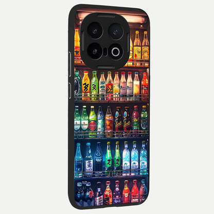  Colorfull Tree back cover for iQOO 13 slim fit glass case with vibrant aesthetic design