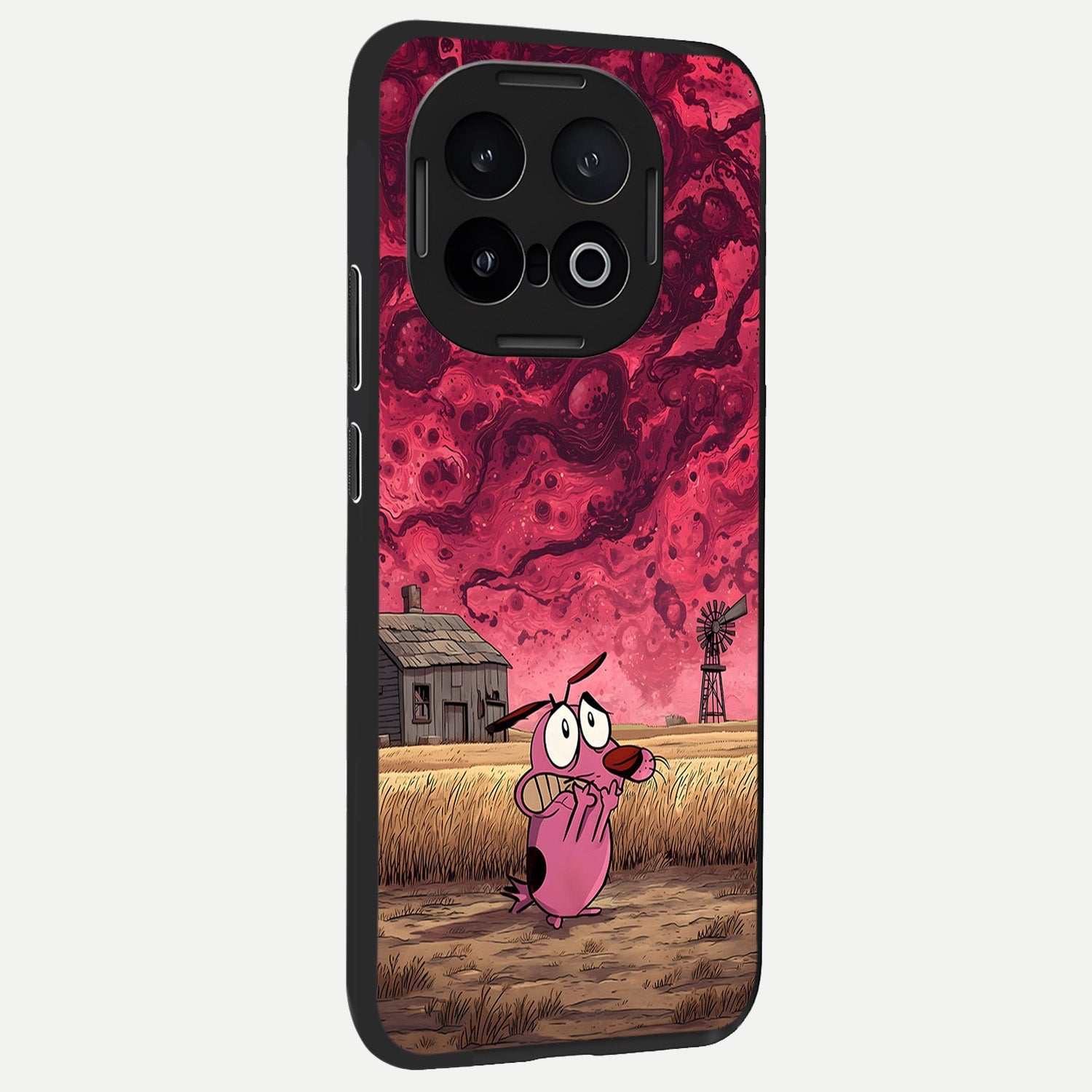  Courage Under Sky back cover for iQOO 13 slim fit glass case with vibrant aesthetic design