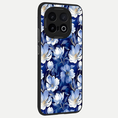  Cute Floral Patterns back cover for iQOO 13 slim fit glass case with vibrant aesthetic design
