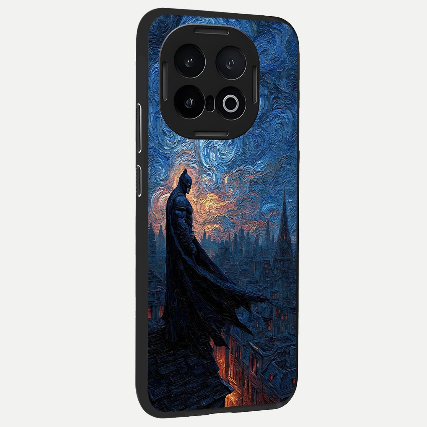  Dark Knight Dusk back cover for iQOO 13 slim fit glass case with vibrant aesthetic design