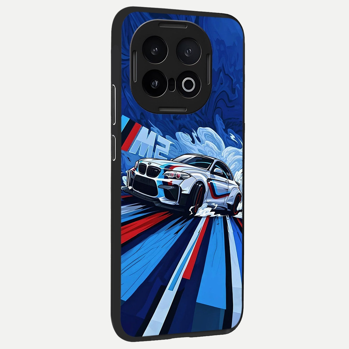  Drift Power Rush back cover for iQOO 13 slim fit glass case with vibrant aesthetic design