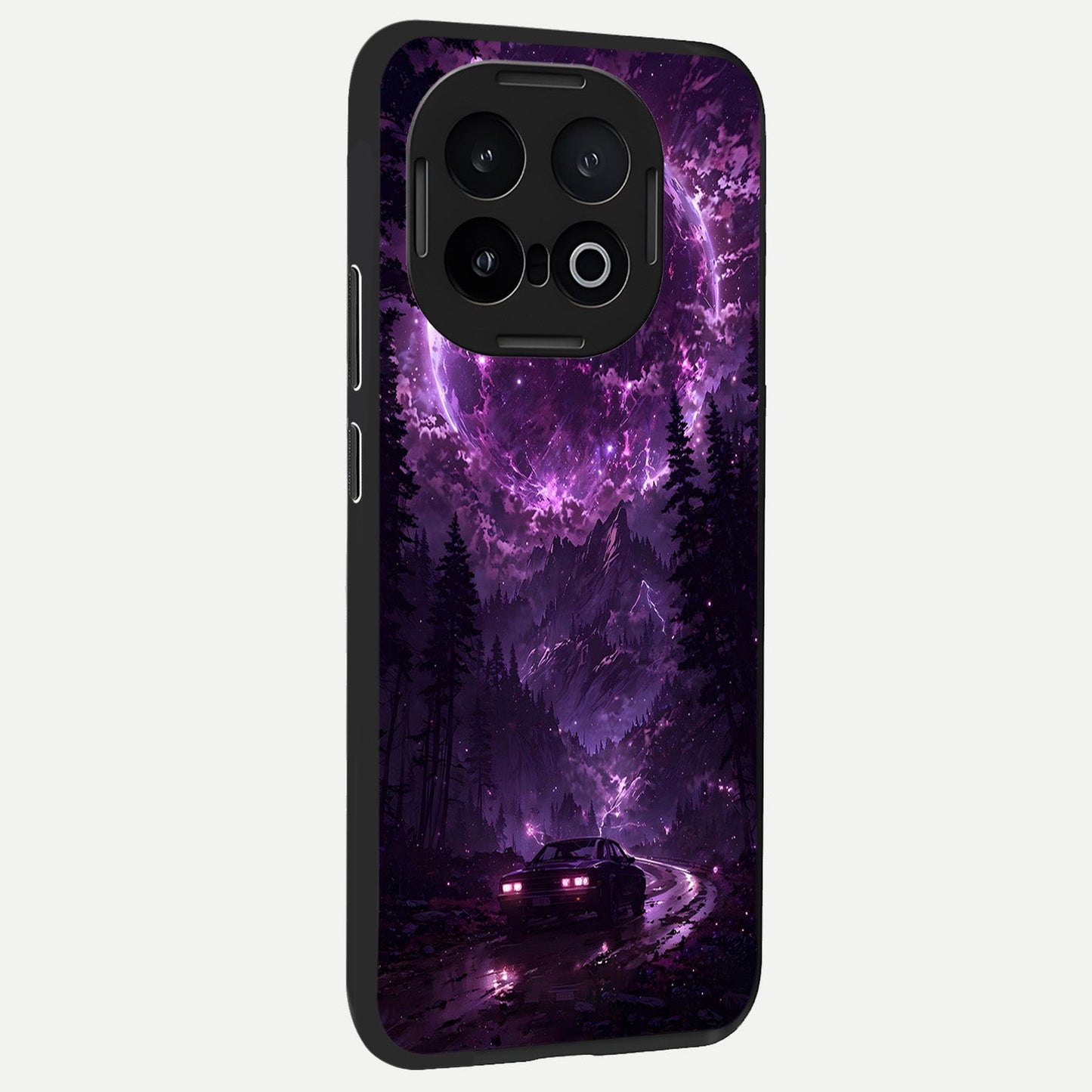 Eternal Cosmic Drive back cover for iQOO 13 slim fit glass case with vibrant aesthetic design