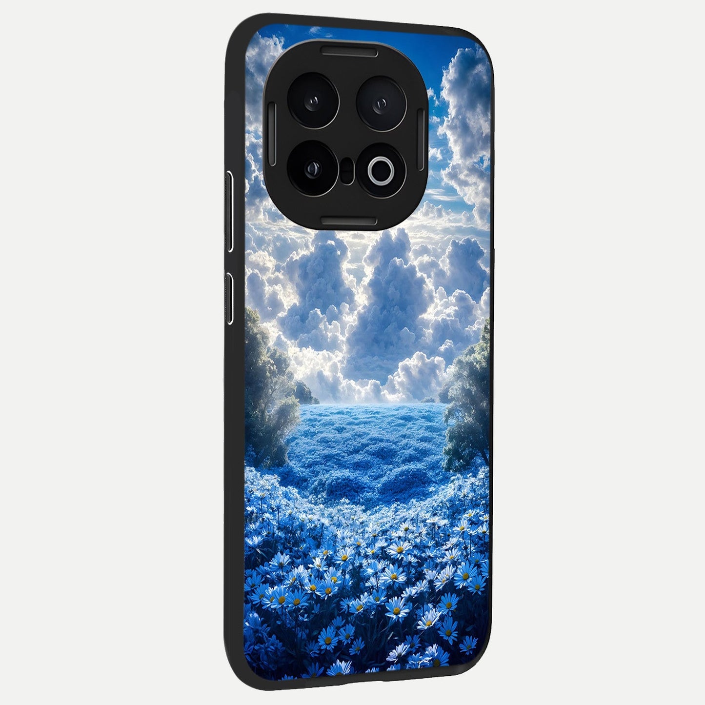  Heavenly Daisy Horizon back cover for iQOO 13 slim fit glass case with vibrant aesthetic design