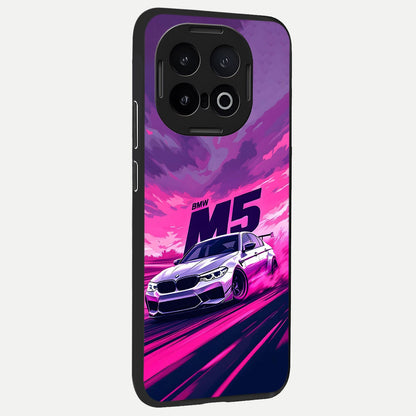  MS Neon Car back cover for iQOO 13 slim fit glass case with vibrant aesthetic design