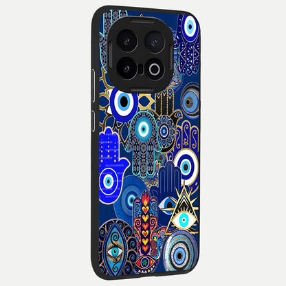  Mystic Palm Guard back cover for iQOO 13 slim fit glass case with vibrant aesthetic design