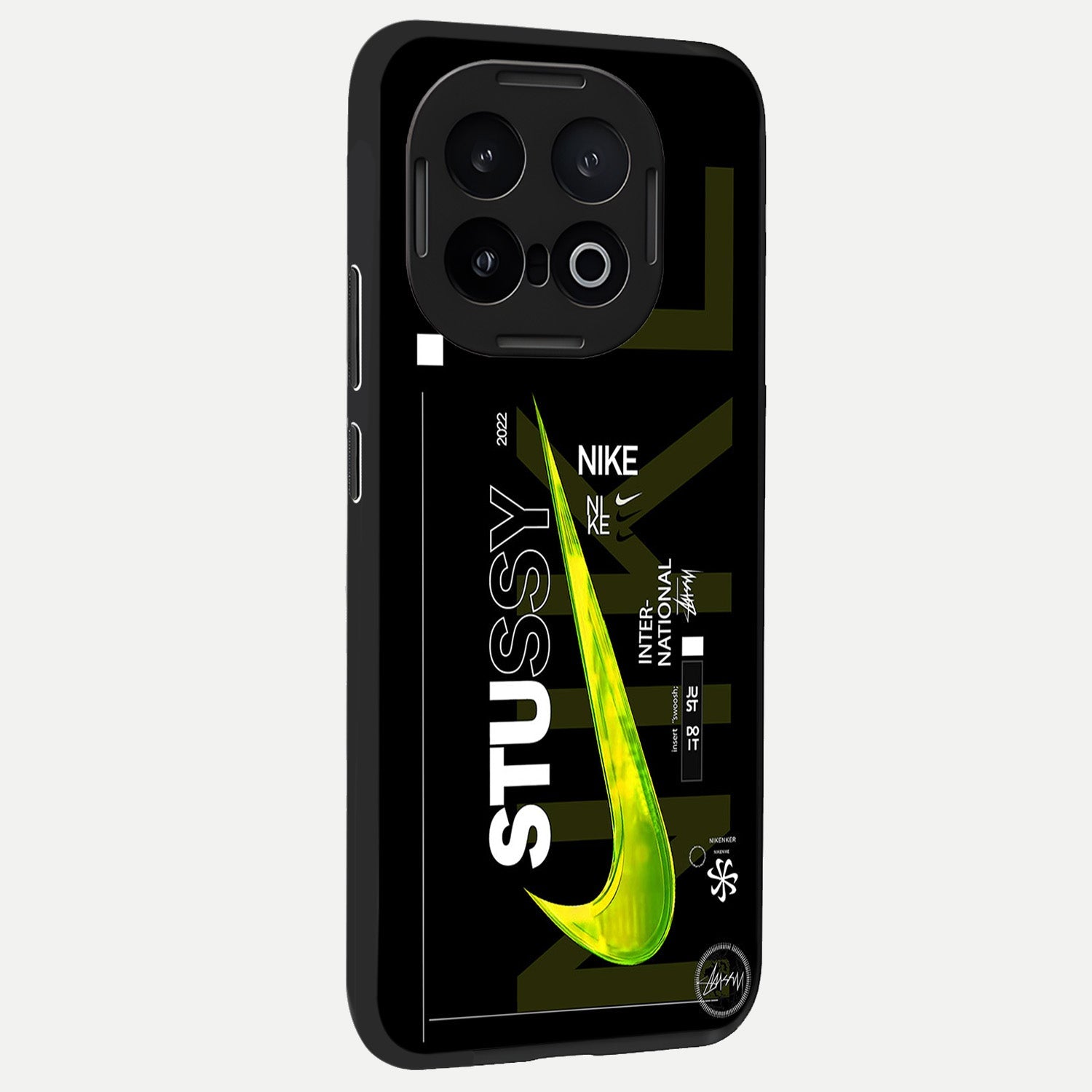  Neon Street Edition back cover for iQOO 13 slim fit glass case with vibrant aesthetic design