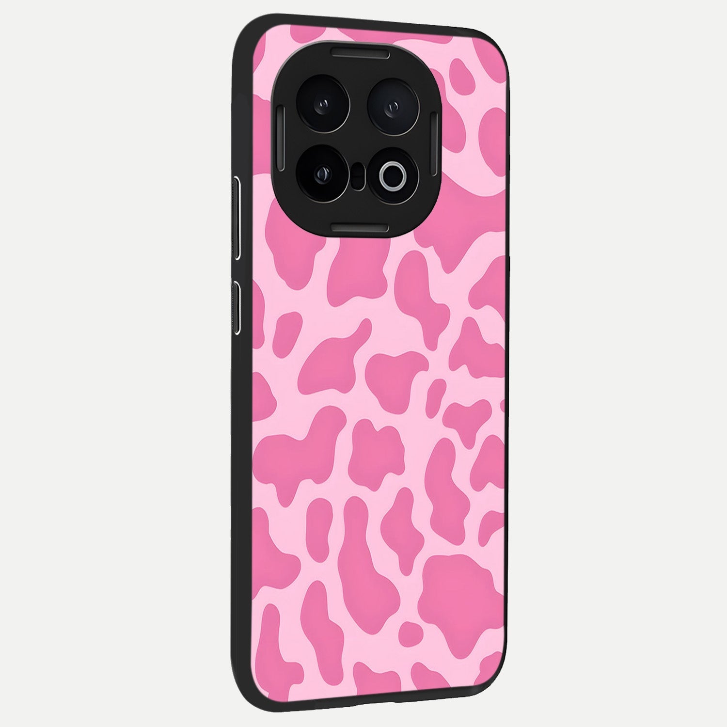  Pinkish Scenery back cover for iQOO 13 slim fit glass case with vibrant aesthetic design