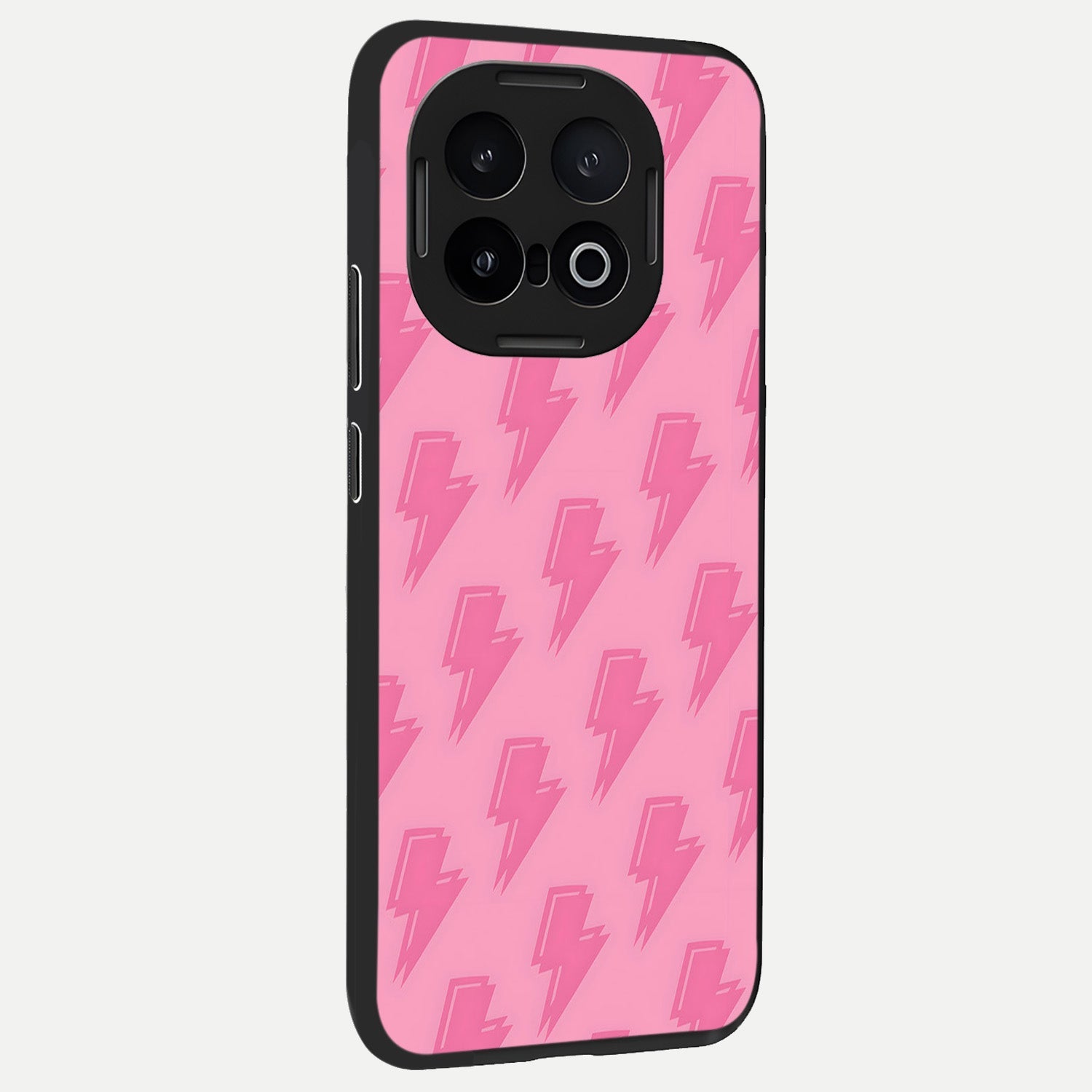  Pink Moo Magic back cover for iQOO 13 slim fit glass case with vibrant aesthetic design