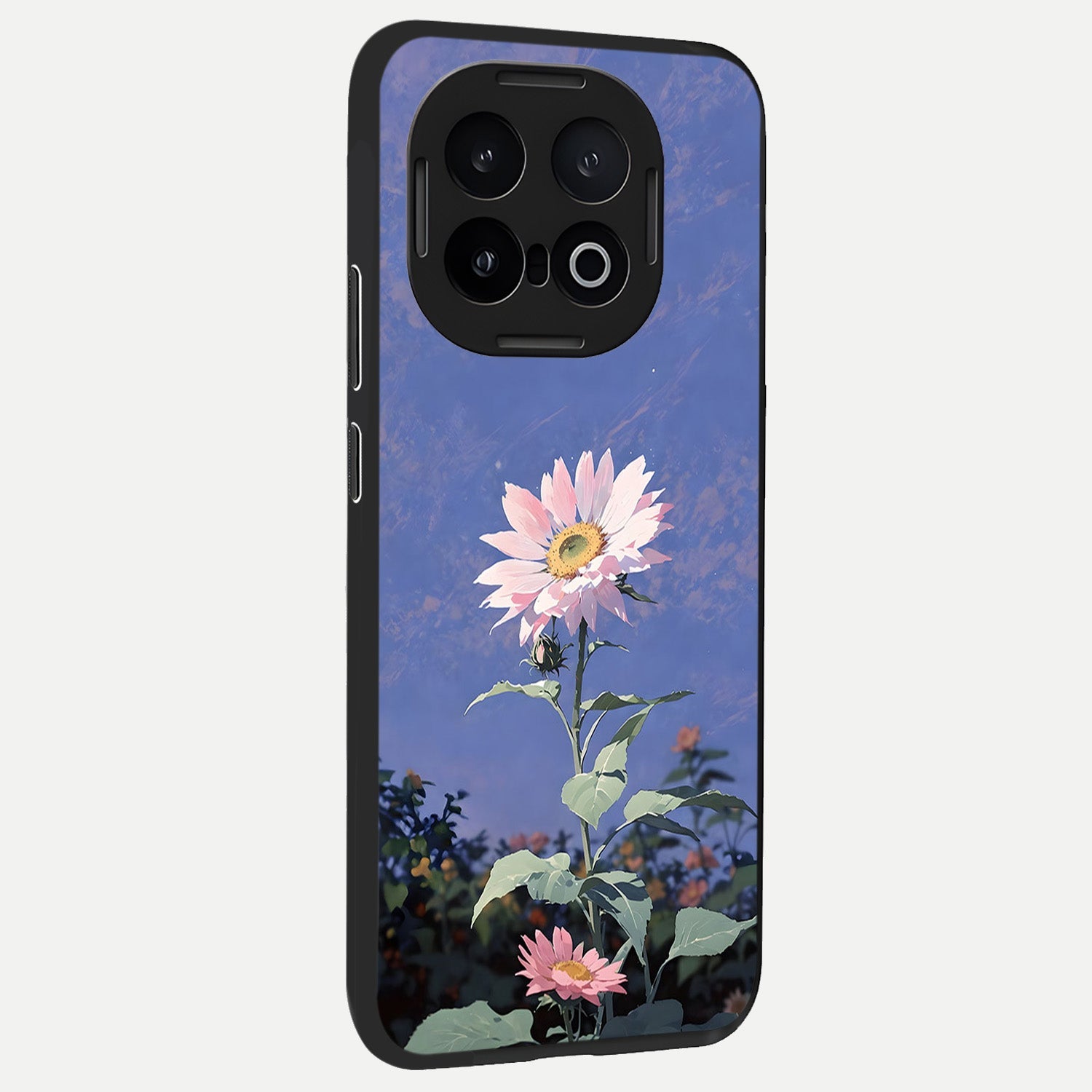  Pink Shells Outline back cover for iQOO 13 slim fit glass case with vibrant aesthetic design