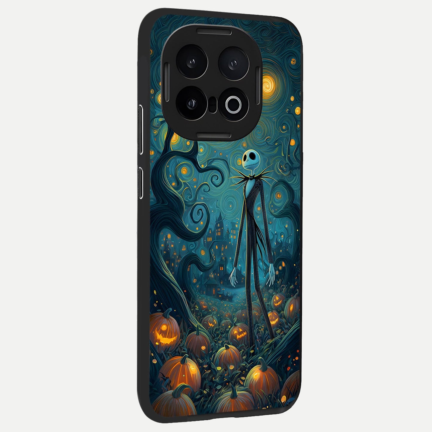  Pumpkin Moonlight Tale back cover for iQOO 13 slim fit glass case with vibrant aesthetic design