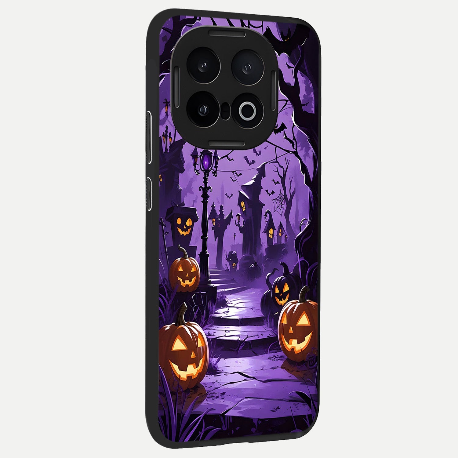  Pumpkin Patch Halloween back cover for iQOO 13 slim fit glass case with vibrant aesthetic design