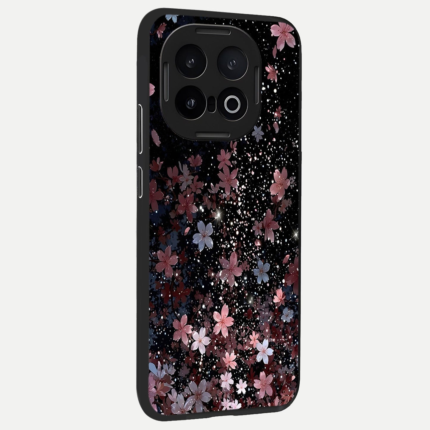  Starlit Flower Dreams back cover for iQOO 13 slim fit glass case with vibrant aesthetic design
