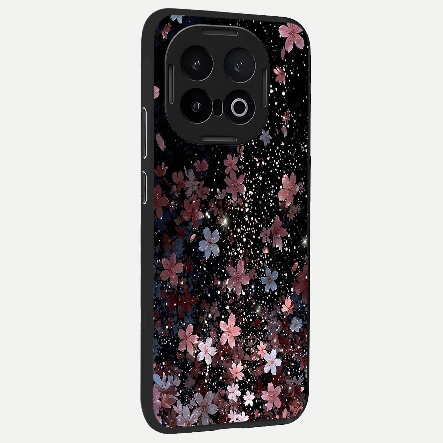  Starlit Flower Dreams back cover for iQOO 13 slim fit glass case with vibrant aesthetic design