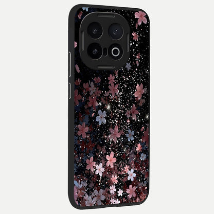 Starlit Flower Dreams back cover for iQOO 13 slim fit glass case with vibrant aesthetic design