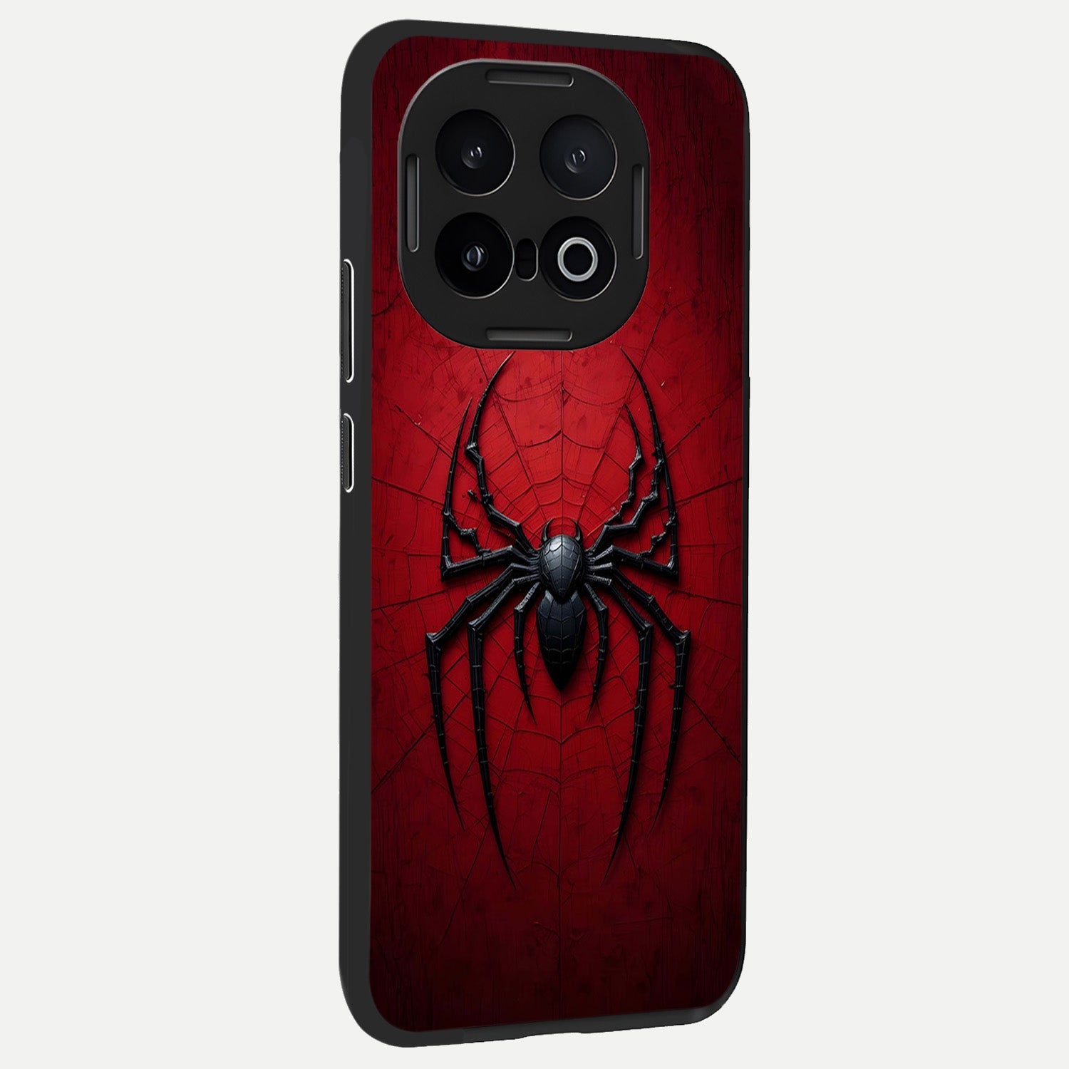  Superhero Web Emblem back cover for iQOO 13 slim fit glass case with vibrant aesthetic design