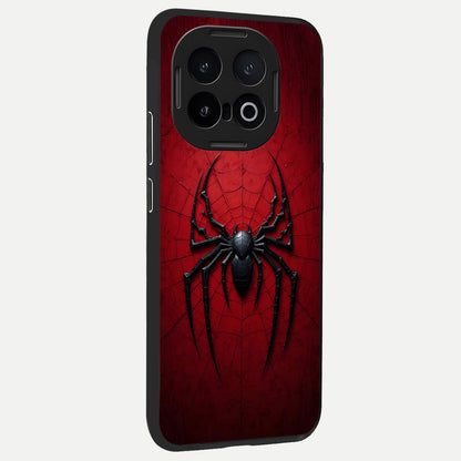  Superhero Web Emblem back cover for iQOO 13 slim fit glass case with vibrant aesthetic design