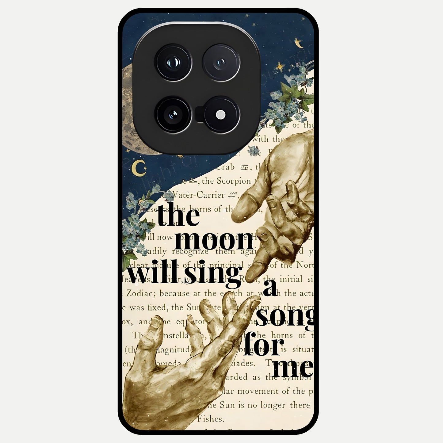  Aesthetic Divine Glass Case for iQOO 15 back cover – full design glossy printed glass finish