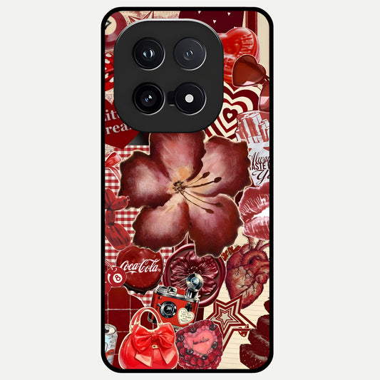 Aesthetic Little Freak Glass Case for iQOO 15 back cover – full design glossy printed glass finish